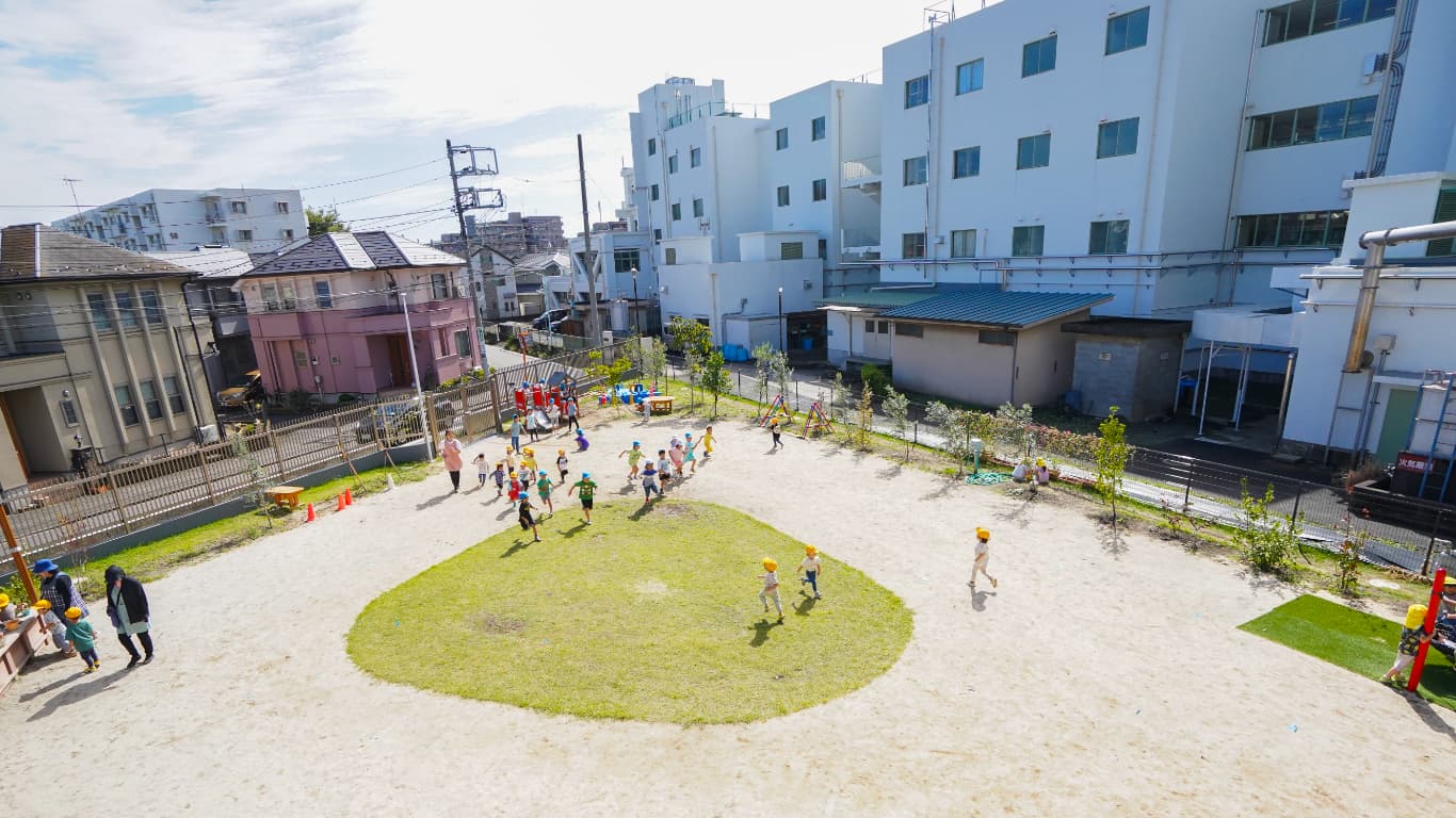 保育園の子どもたち